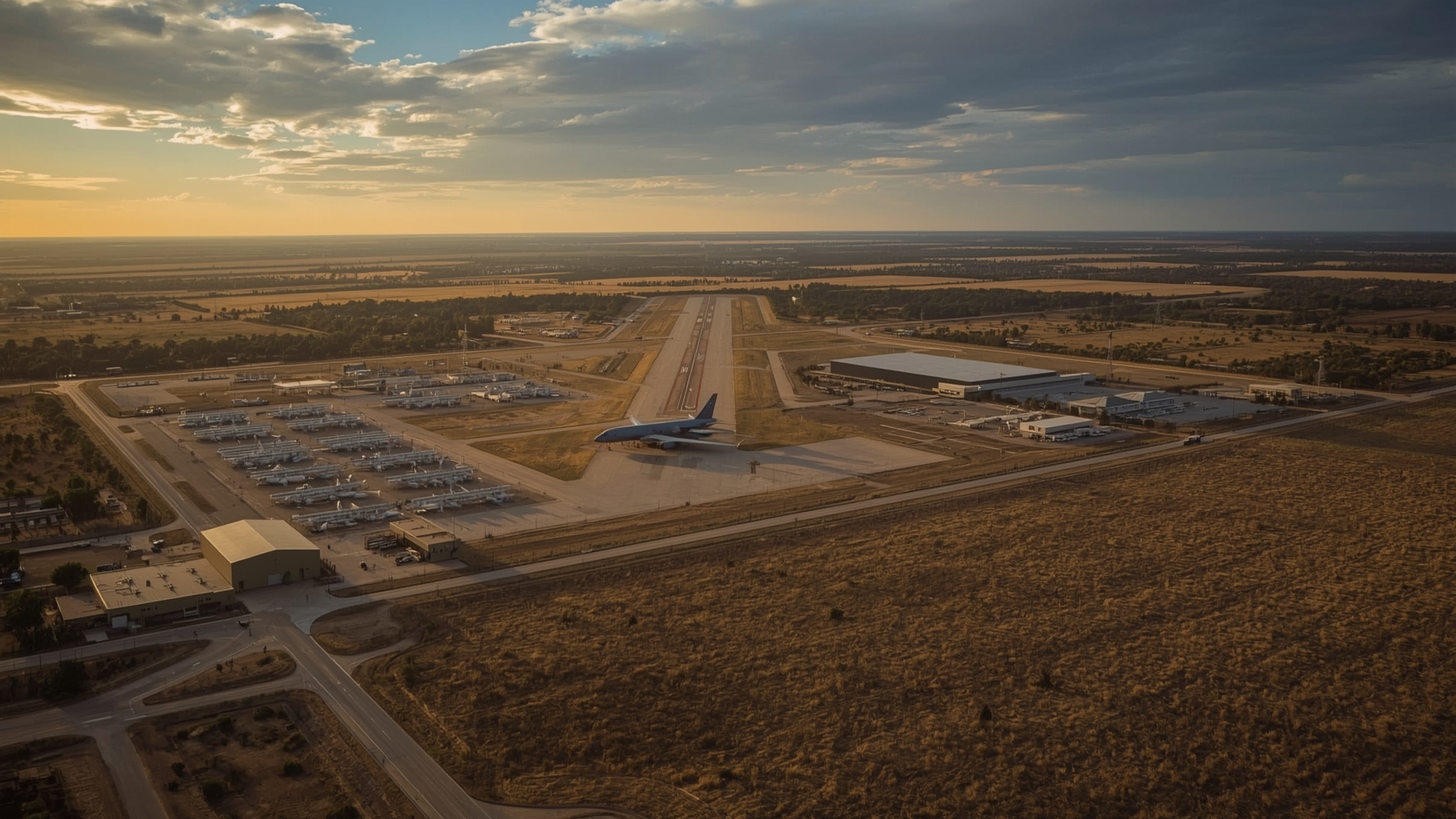 Aerial view of Texas federal military installation representing government contracting opportunities for 8a firms