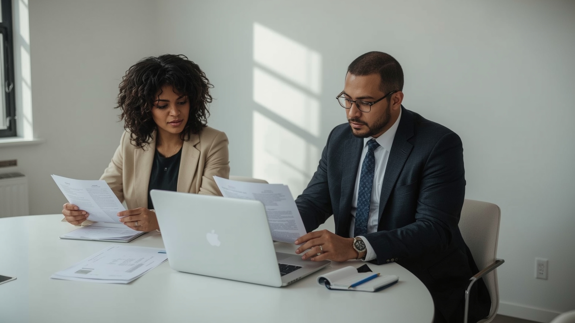 Texas small business owners preparing federal contracting strategy documents for HUBZone certification
